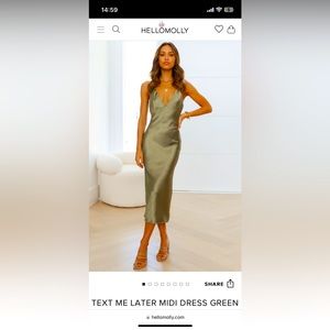 Hello Molly “Text Me Later” Midi Dress - Size Large